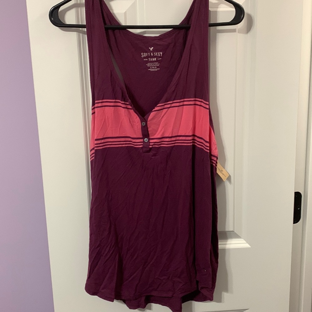 American Eagle razor back tank top